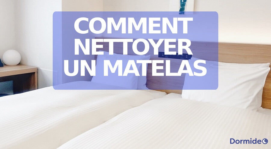 deux matelas blancs