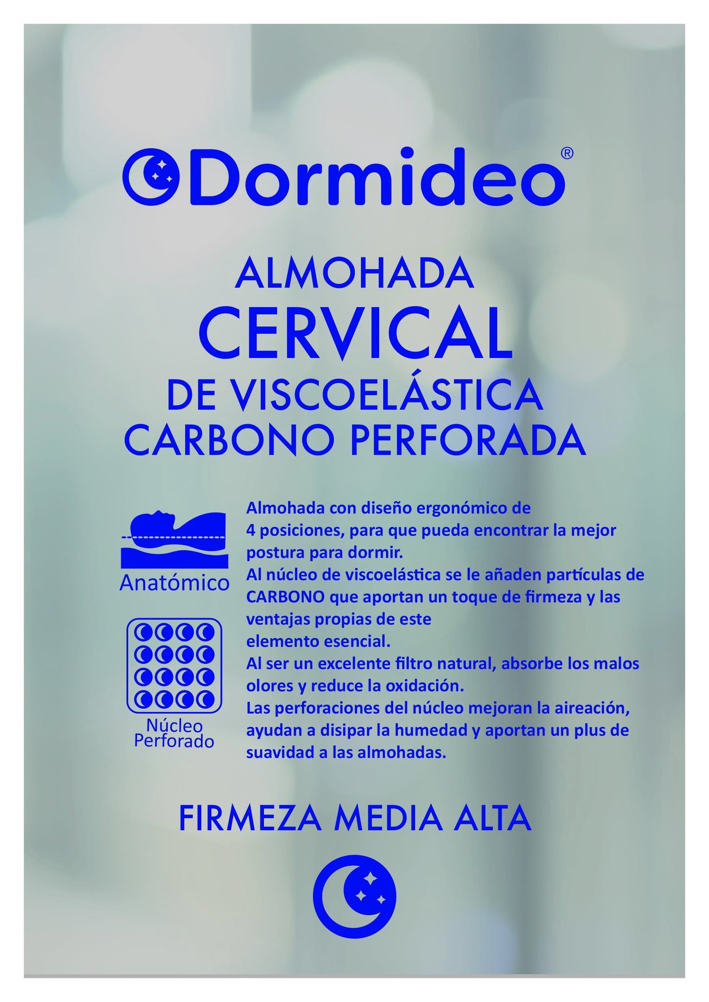 Oreiller Cervical Carbono Dormideo